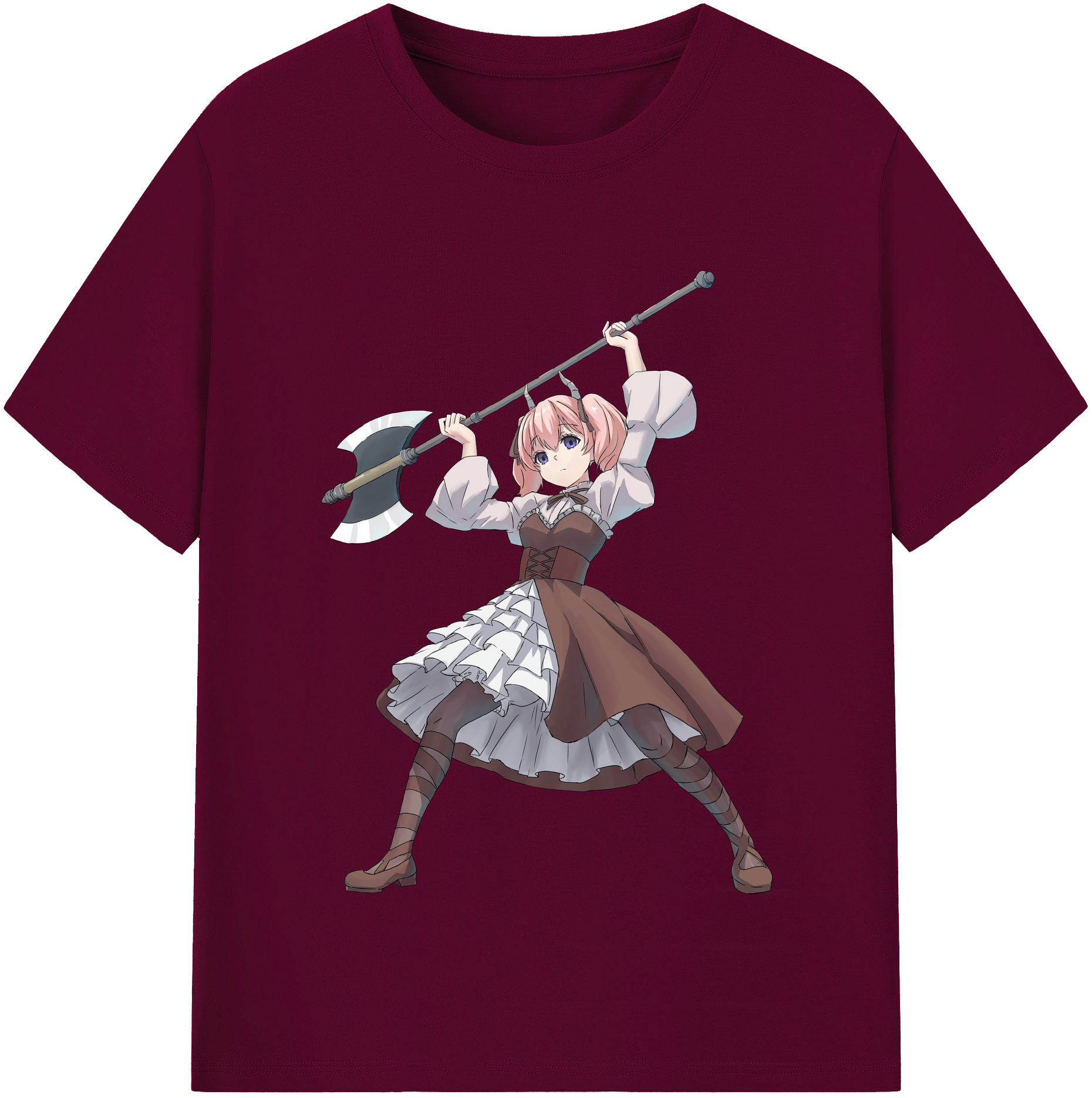 （画像用） 葬送のフリーレン Frieren レディースカジュアルプリントTシャツ（綿100％）